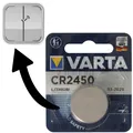 Batterie passend für Osram Lightify Switch Dimmschalter 1x Varta CR2450 Lithium