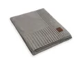 Wolldecke Uni Plaid XL Iced Clay 195x225 195x225 cm, Knit Factory, Tagesdecke Kuscheldecke Decke Wohndecke