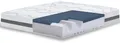 The White Stone Memory Foam Matratze 120x180 cm Höhe 22 cm | Hypoallergener und Atmungsaktiver Bezug | Orthopädische Anpassungsfähige Eigenschaften | Mittelfeste bis Feste Härte | Hergestellt in Italien
