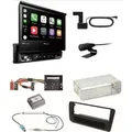Pioneer AVH-Z7200DAB Digitalradio Autoradio Bluetooth USB Einbauset für Audi A1