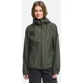 Marikoo Outdoorjacke Yoshikoo Sportliche Funktionsjacke mit Kapuze und hochschließendem Kragen grün L (40)