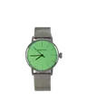 Gigandet Armbanduhr Damen Quarz Edelstahl Silber Grün G43-031