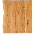 vidaXL Badezimmer-Waschtischplatte Massivholz Akazie 58x52x2,5 cm 286317