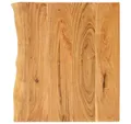vidaXL Waschtischplatte Badezimmer-Waschtischplatte Massivholz 58x52x2,5 cm