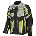 Klim Badlands Pro, Textiljacke Gore-Tex - Schwarz/Grau/Neon-Gelb - 3XL