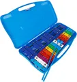 25 Note Chromatic Glockenspiel, Xylophon mit 25 Tönen Musikinstrument Geschenk Inklusive praktischem Tragekoffer und Schlägeln - Blau