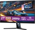 Gaming Monitor 27 Zoll, QHD 1440p Gaming PC Monitors, 200Hz IPS Bildschirm, 1ms