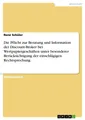 Die Pflicht zur Beratung und Information der Discoun[...] | Buch | 9783638704618
