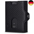 VON HEESEN Slim Wallet mit RFID Schutz - Geldbörse Herren klein - Mini