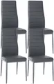 CLP Esszimmerstuhl Mayfair (4er Set), gepolstert mit Vierfußgestell