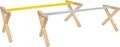 small foot Cavaletti Hindernis-Set für Kinder aus Holz, Spring-Hürden für den Garten, für Pferde-Fans ab 3 Jahren, 12397, Blau, Gelb