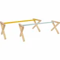 Legler Small Foot Cavaletti Hindernis-Set für Kinder, Laufhürden, ab 3 Jahren