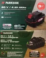 PARKSIDE 20V/ 4.0 Ah Akku PAP 20 B3, Cell Balancing + Ladegerät PLG 20 C3, 4,5 A