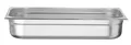 HENDI Gastronormbehälter, Temperaturbeständig von -40° bis 300°C, Heissluftöfen-Kühl- und Tiefkühlschränken-Chafing Dishes-Bain Marie, 14L, GN 1/1, 530x325x(H)100mm, Edelstahl