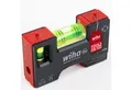 Wiha Wasserwaage (46957), Zwei Libellen, 4-Ring-Libelle, 60mm Abstand Zentrierspitzen