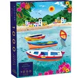 Puzzle 1000 Teile  Sicilian Cove, Puzzle für Erwachsene, Puzzel 1000 +,Ferien...