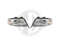 Designscheinwerfer Set Für Audi A6 Tube Lights Klarglas/Chrom 1997-1999