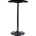 Bistrotisch rund ca. 60x100 cm Schwarz