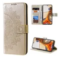 CoverKingz Handyhülle Hülle für Xiaomi 11T/11T Pro Handyhülle Flip Case Cover Schutzhülle 6,7 Zoll, Klapphülle Schutzhülle mit Kartenfach Schutztasche Motiv Mandala