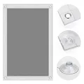 OBdeco Thermo Rollo 100% Verdunkelung Sonnenschutz Verdunkelungsrollo für Velux-Dachfenster Hitzeschutz ohne Bohren mit Saugnäpfen Grau 48x73cm für F04/204