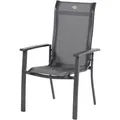 HARTMAN Alice Comfort Stapelsessel, xerix/anthrazit, Alu/Textilene, 68x65x107cm