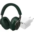 Bowers & Wilkins Px8 Grün + BlueBuilt Power-Delivery-Ladegerät mit USB-C-Port 20 W Weiß