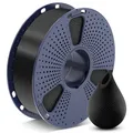 SUNLU PETG Filament 1,75 mm, weniger Stretching gute Schicht Haftung hohe Zähigkeit 3D-Drucker Filament 1,75 ± 0,02 mm, 1kg Spule (2,2 lbs), PETG Schwarz