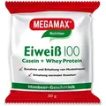 MEGAMAX Nutrition Eiweiß 100 Pulver Himbeer-Geschmack, 30 g Pulver