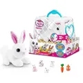 ZURU 9554 - Pets Alive Mama Bunny Surprise Plüsch-Hase in Weiß - Elektronisches Haustier