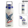 SIGG Trinkflasche WMB One 0.6L Batman Into Action Weiß Aluminium Flasche BPA-fre