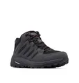 Columbia Men's Redmond Iv Waterproof Mid Rise Trekking and Hiking Boots, Black Mountain Red, 46 EU