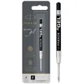 Parker Gelstifteminen | feine Schreibspitze (0,5 mm) | schwarze QUINK Tinte | 1 Stück