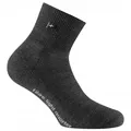 Rohner - Fibre Light Quarter - Multifunktionssocken 39-41 | EU 39-41 schwarz/grau