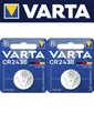 2 x Varta Knopfzelle CR 2430 Batterien neue Produktion aus 2025 2 Stück MHD 2034