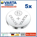 5x Varta CR2430 CR 2430 3 V Lithium Industrieware Bulk Batterie Knopfzelle