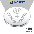 100x Varta CR2430 CR 2430 3 V Lithium Industrieware Bulk Batterie Knopfzelle