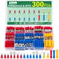 300 Stück 0.56.0mm² Kabelschuhe Set, Kabelschuh Sortiment Flachstecker und Ga...