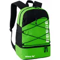 Erima Unisex CLUB 5 Multifunktionsrucksack mit Bodenfach (723422), green/schwarz, 1