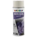 DUPLI-COLOR AEROSOL ART RAL 1013 perlweiß glänzend 400 ml, Spraylack für vielseitigen Einsatz, schnelltrocknend, hohe Deckkraft, für Innen- und Außenbereiche geeignet