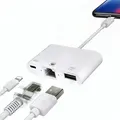 ENGELMANN Lightning auf Ethernet und USB Kamera Adapter (3in1)