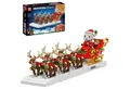 Mould King 10154 Santa Claus mit Rentierschlitten Konstruktionsspielsteine