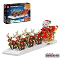 Mould King Motorisierter Rentier- und Weihnachtsmannschlitten 10154