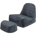 Veeva Sitzsack, Grau, Kunststoff, 1-Sitzer, 68x31x54 cm, Hergestellt in Deutschland, Wohnzimmer, Hocker, Sitzsäcke, XXL Sitzsäcke