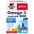 Queisser Pharma GmbH & Co. KG DOPPELHERZ Omega-3 Seefischöl 1000 Kapseln 120 St 16588544