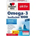 DOPPELHERZ Omega-3 Seefischöl 1000 Kapseln 120 St
