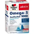 DOPPELHERZ Omega-3 Seefischöl 1000 Kapseln, 120 St PZN 16588544