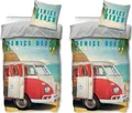 VW Bulli - Partner-Bettwäsche, Bus T1 Venice Beach, 135x200 & 80x80