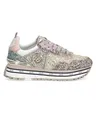 Liu Jo Scarpe Sneaker Maxi Wonder 24 Glitter Light Gold Donna DS23LJ02 BA3021EX135 35