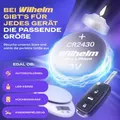 2 x Wilhelm CR2430 Blister Lithium Knopfzellen