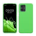 kwmobile Handyhülle für Motorola Moto G54 5G Hülle - Case Silikon - Kabelloses Laden - Schutzhülle Cover in Limettengrün